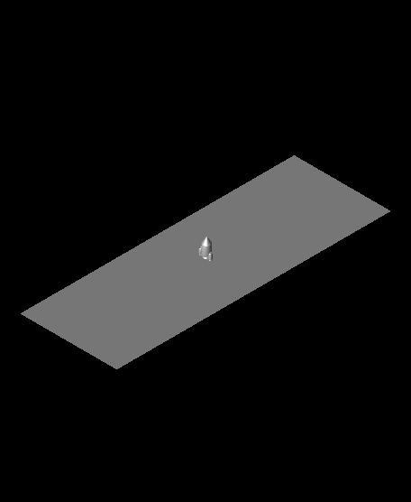 NEW SIMPLE CARTOONISH ROCKET