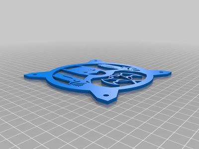 120mm batman fan grill