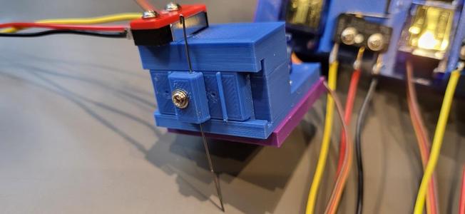 Point motor servo mount