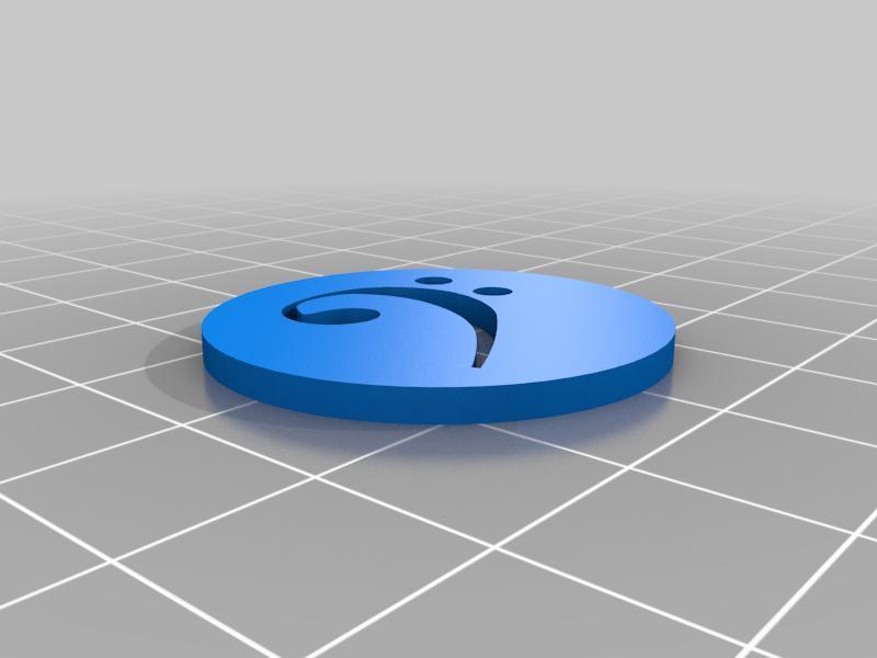 Notenschlüssel Münzen / Clef Coins