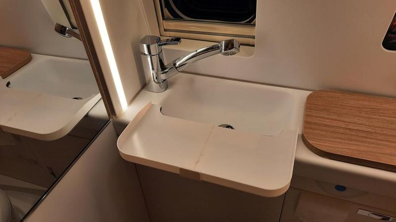 Verbreiterung Waschtisch Wohnmobil 