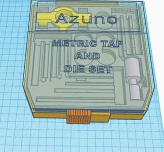 Metric tap and die case