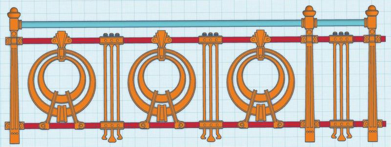 Otto Wagner Donaukanal Balustrade