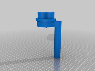 Non rotating tube holder