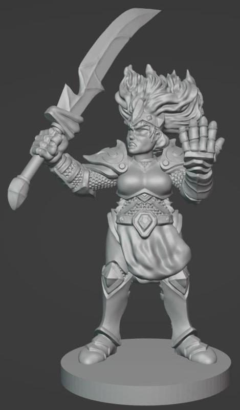Fire giant female