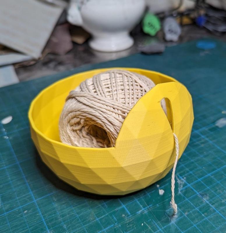 String and Yarn Dispenser Bowl