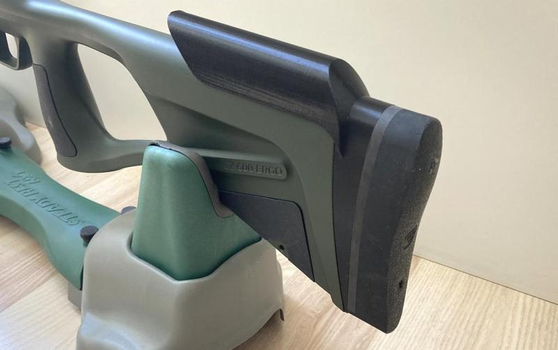 CZ 600 Ergo custom cheek riser