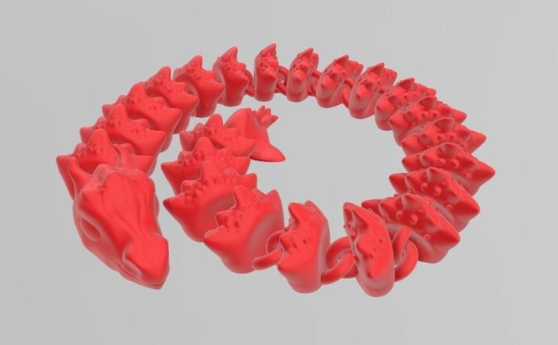 Articulated Flexi Flying serpent / Dragon