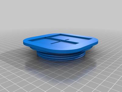 Floating Pool Thermometer Lid for 2 Solar Panels