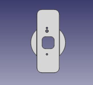 UniFi G4 Doorbell Pro Adapter for 68mm switch box