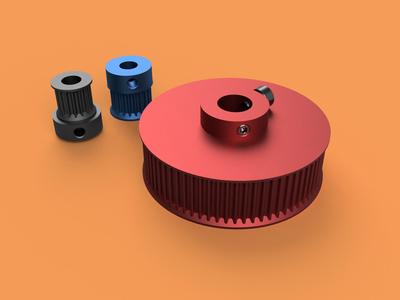 [OEPU] GT2 Pulley Collection - Parametric