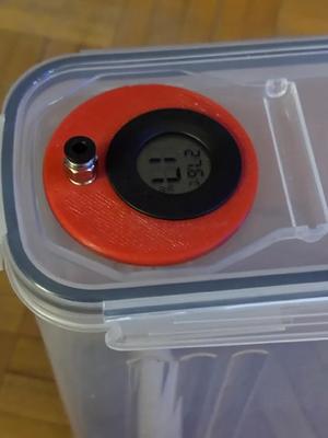 Drybox Cap with Hygrometer   