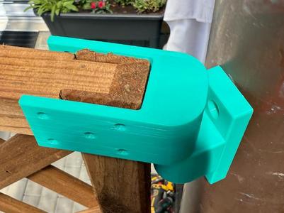Gate hinge for 30 mm frame