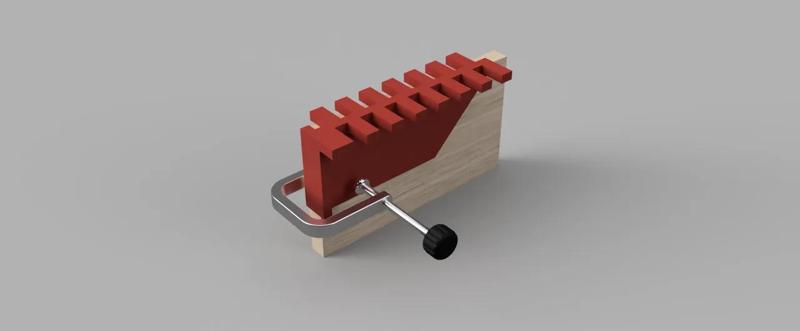 Fingerzinken Schablone 15mm   