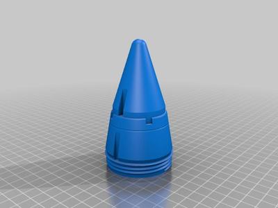 Coin bank slotted top for 8.8cm shell