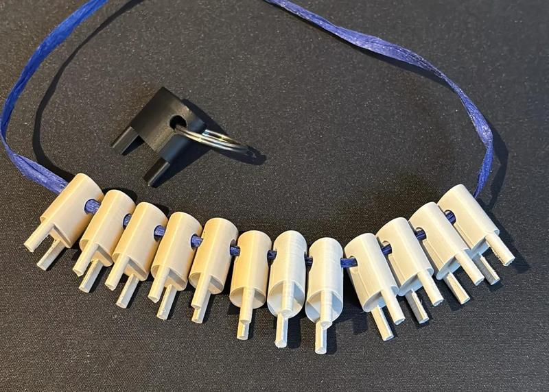 Schlüssel Handtuchrollenspender Fripa / Key for paper towel dispenser   