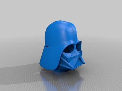 darth vader helmet damaged