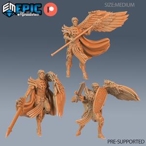 Half Angel Paladin Set / Heavenly Warrior / Angelic Guardian / Cloud Hero
