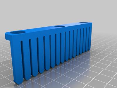 Jumper wire rack for magnet walls