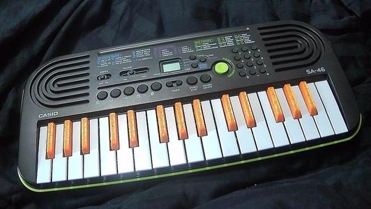 Casio SA-46 Sharp/Flat Black Replacement Keys