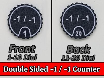 MTG -1/-1 Counter - Double Sided 1-20 Dial