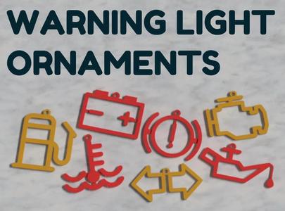 Warning Light Ornaments   