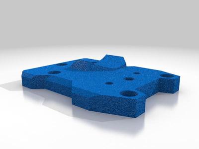 EVA 3 - VZ-HextrudORT Low extruder mounting plate