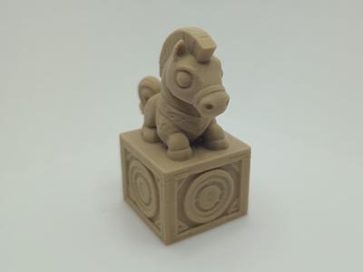 Horse on Decorated Pedestal
