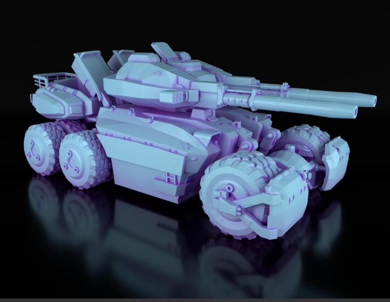 Enforcer tank - Cyberpunk Legacy