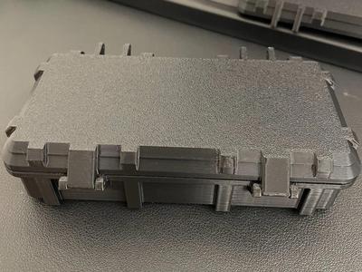 Rugged box for flashlight Convoy S2+ and S21A (fixed hinge of top cover)   