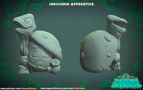 Shroomie Apprentice Miniature - pre-supported