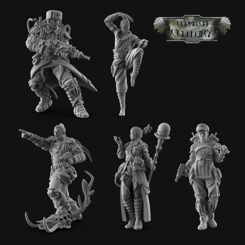 Eldritch Century - Sino-Siberian Mandate STL Pack