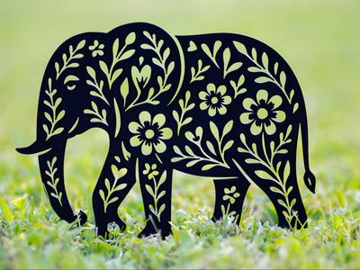 elephant flower decor