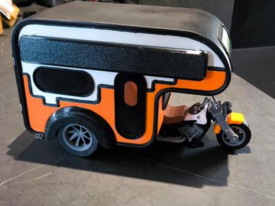 Harley Davidson Trike Camper Mailbox