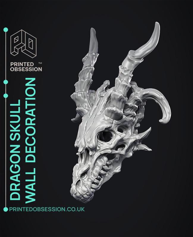 Dragon Skull - Wall Decoration
