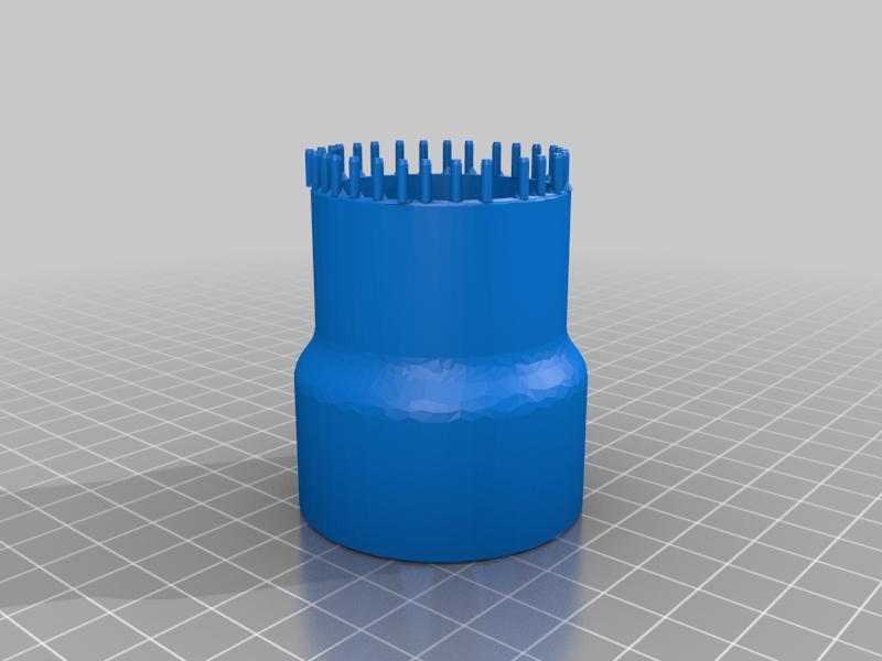 Vacuum adapter for shop vacuum Rigid 11.8.23 50mmx50mm with Brush