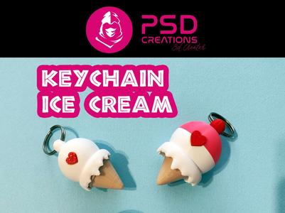 keychain ice cream