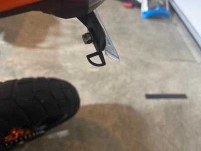 Motorcycle License Plate Sunglasses holder