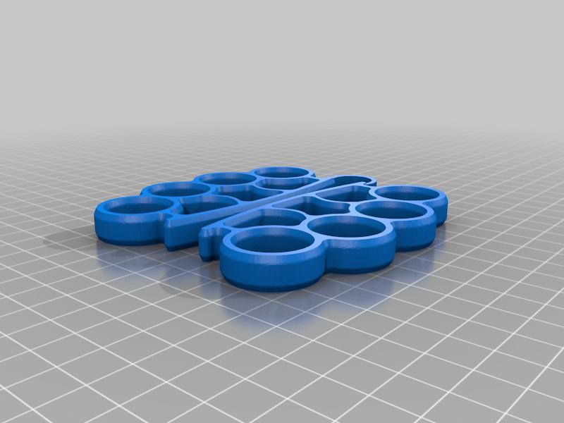 Breakaway Butterfly Bruisers (brass knuckles)