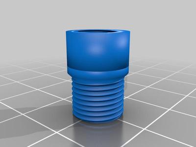 Airbrush adapter for non-standard unbranded portable compressor ~6.8mm thread