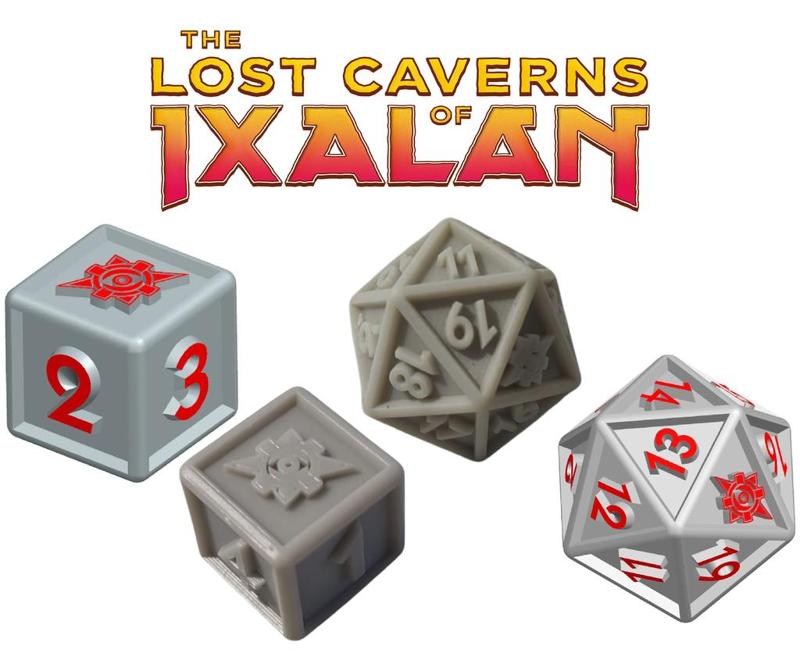 D20 - D6 Dice The lost Caverns of Ixalan MTG - D&D