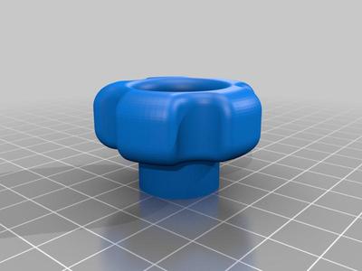 1/4 in  x 20 TPI Thumb Wheel