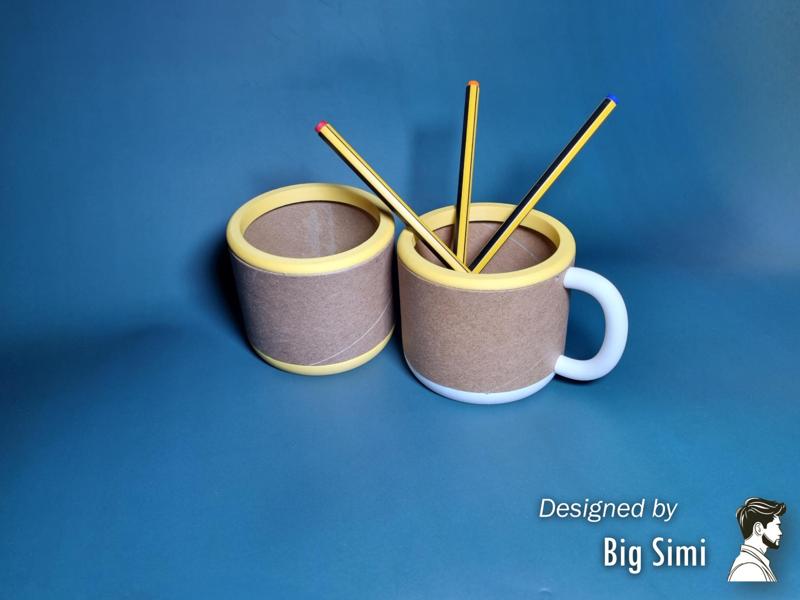 Mug Style Cardboard Holder