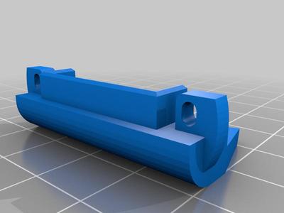 CR-10 Fan Mod 0.8mm Shorter v2 (Reinforced Screw Mounts)
