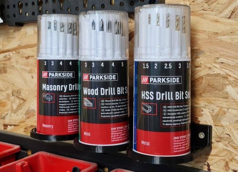 Parkside drill bit wall mount