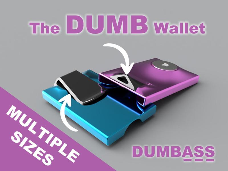 The DUMBASS Wallet (clip, keychain, ID badge, etc)