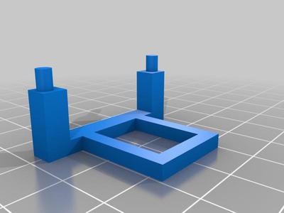Screwless battery support for NerdMiner v2 battery