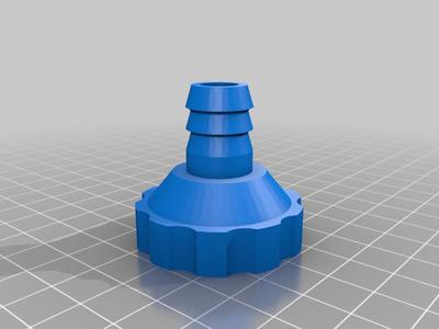 Garden Fountain Connector: 1 inch 33mm Male Tap to 5/8 16mm Hose