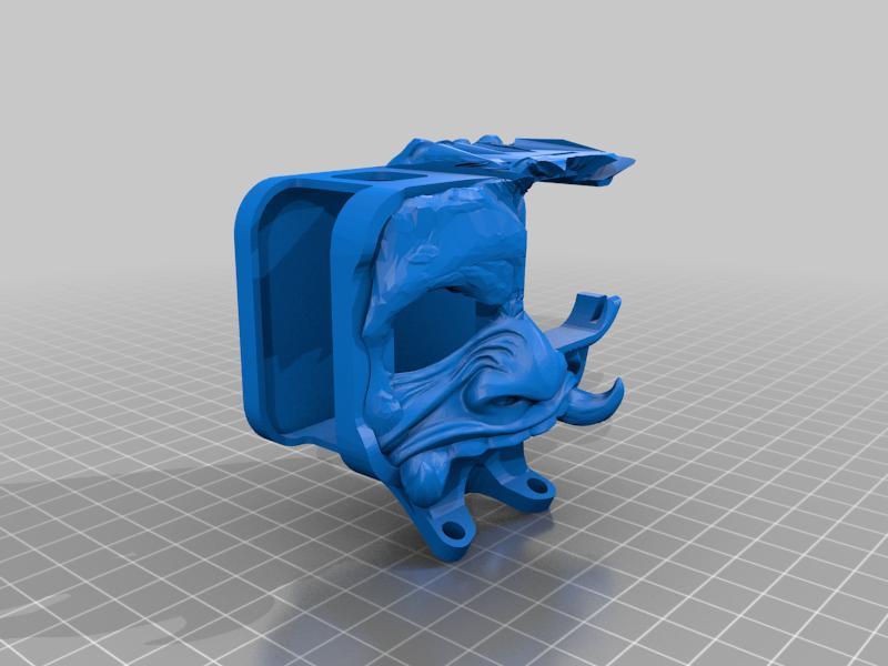 Quadmula Siren F5 Samurai GoPro Mount and guards 