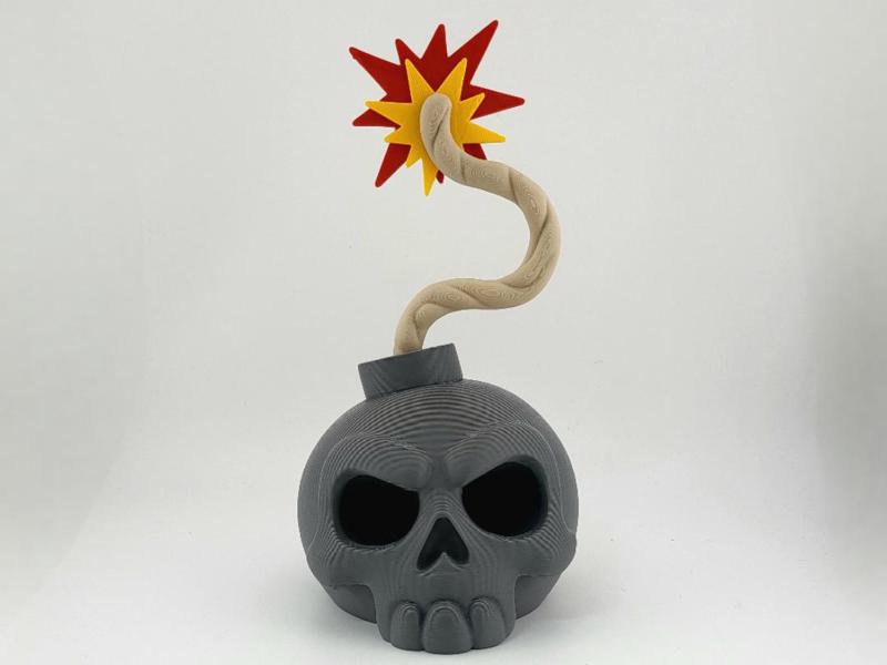 Kawaii Skull Bomb 3D Print